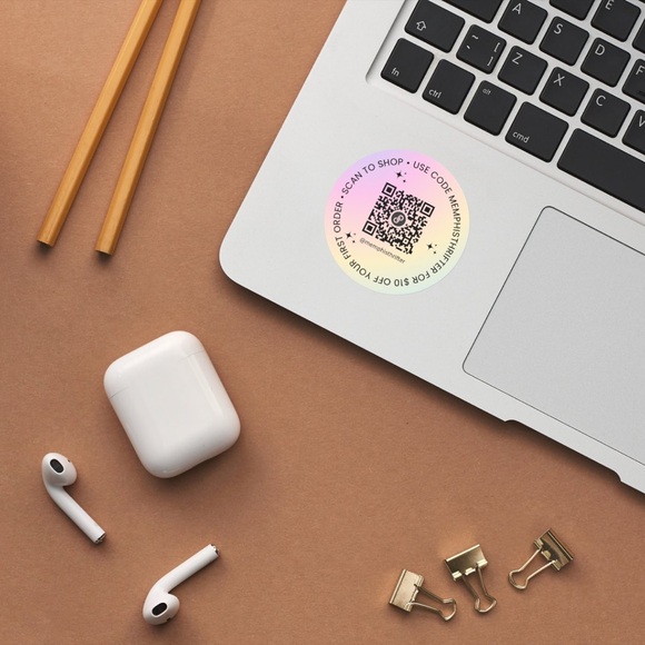 100 Custom 2” stickers with QR code - Picture 13 of 13